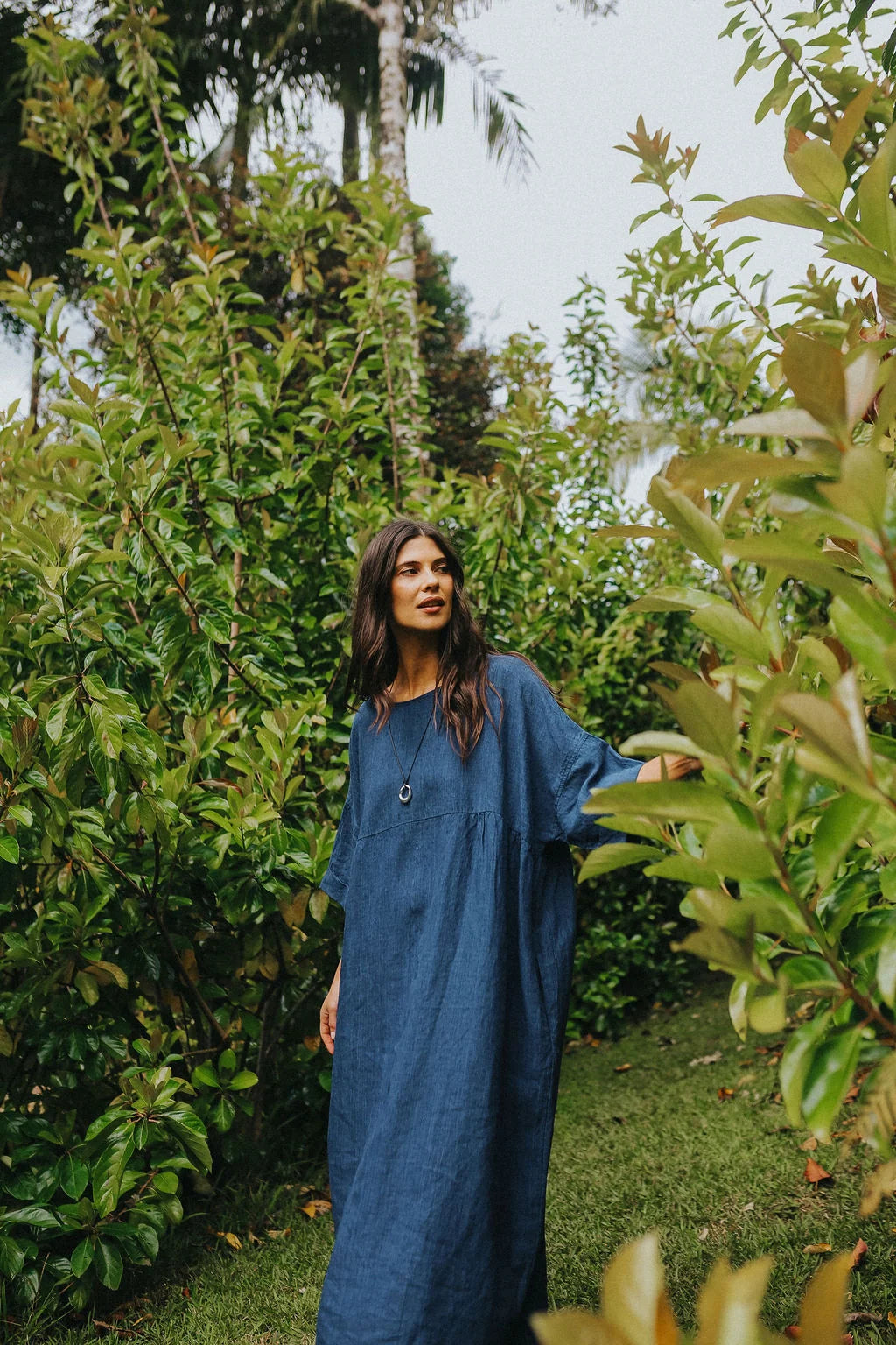 Noa Oversized Dress- Indigo