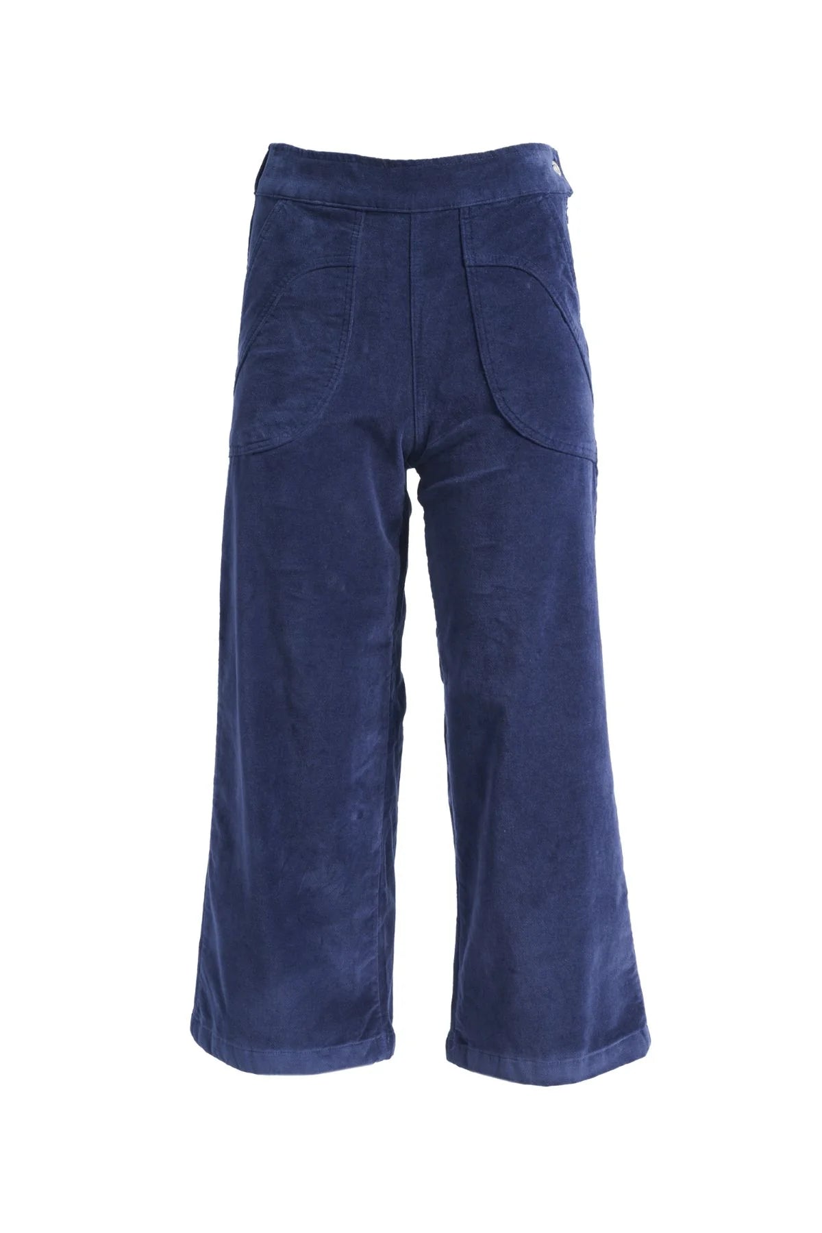 Peggy Paris Velvet Pants- Navy