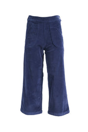 Peggy Paris Velvet Pants- Navy