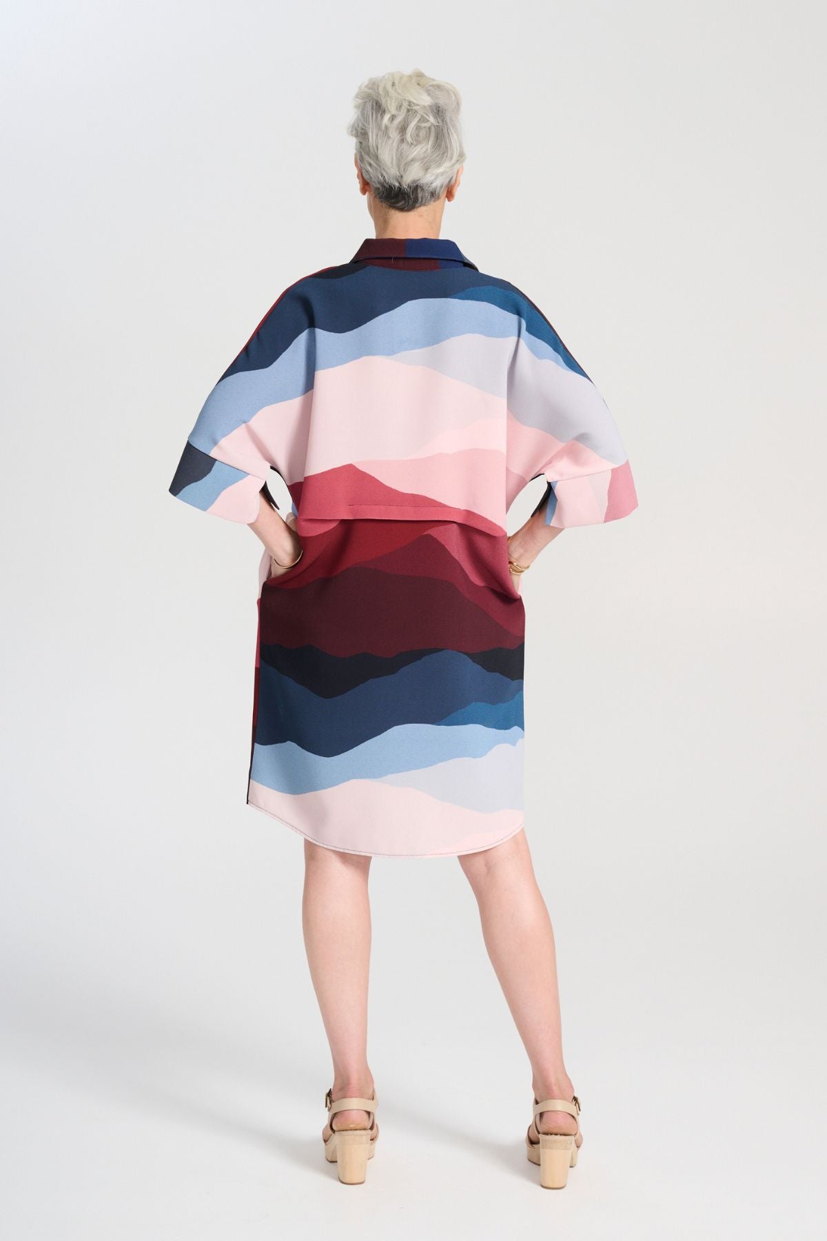 Kona Estilo Shift Dress- Skyline