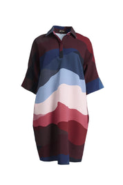 Kona Estilo Shift Dress- Skyline