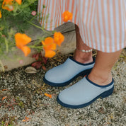 Merry People Billie Clogs in Sky Blue