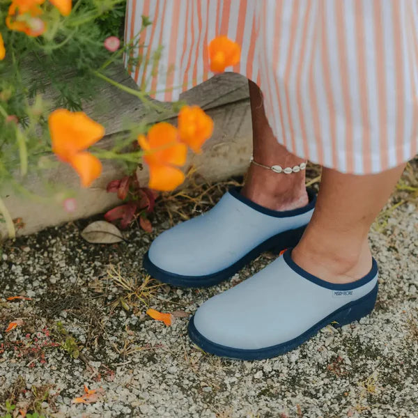 Merry People Billie Clogs in Sky Blue
