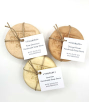 Thurlby Handmade Oilve Oil Soap Stones scented with essential oils