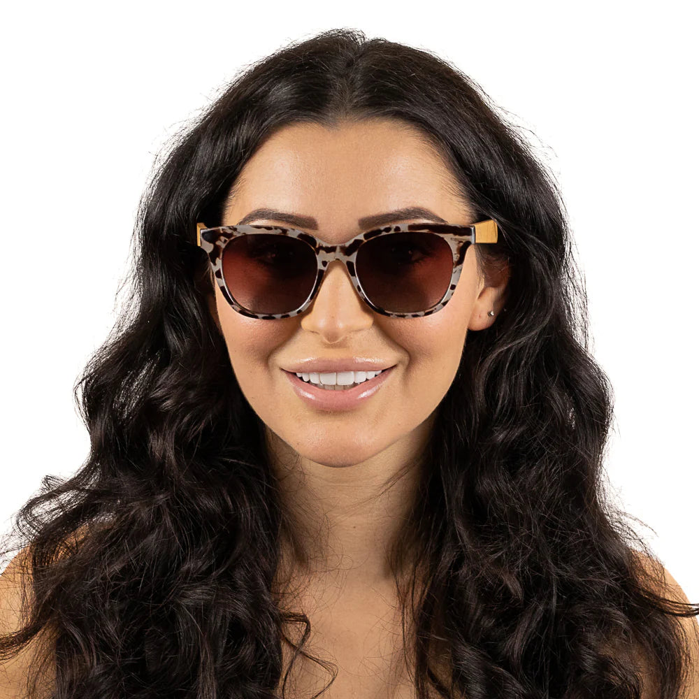 Lila Grace Ivory Tortoise Polarised Sunglasses
