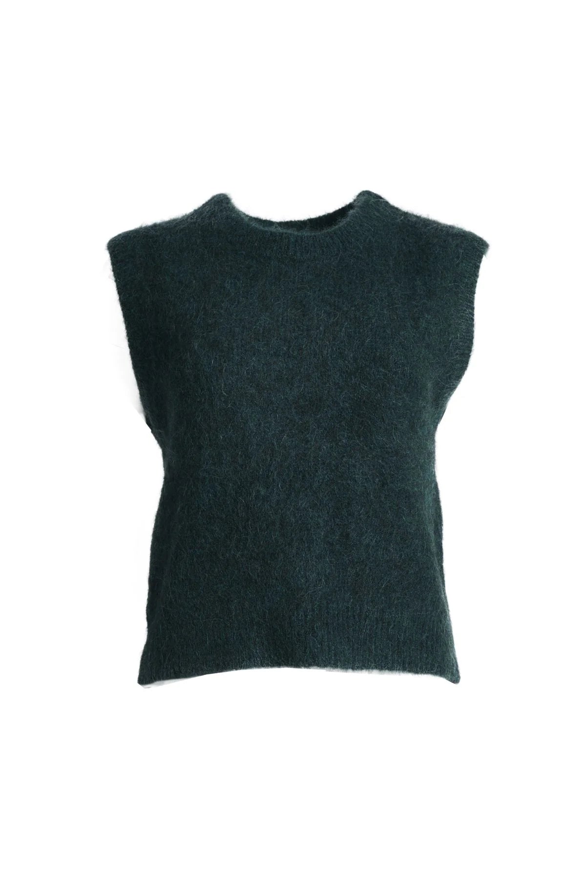Olga de Polga Aspen Alpaca Knit Vest in Teal