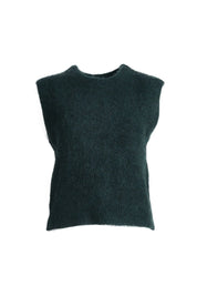 Olga de Polga Aspen Alpaca Knit Vest in Teal