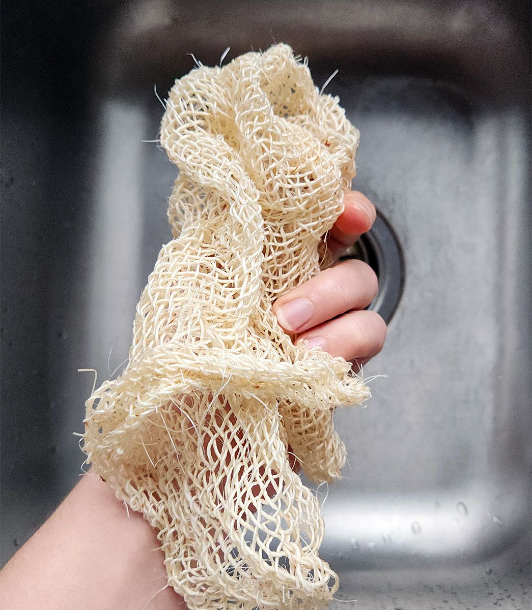 Olive Oil Soap Balls in Agave Cloth