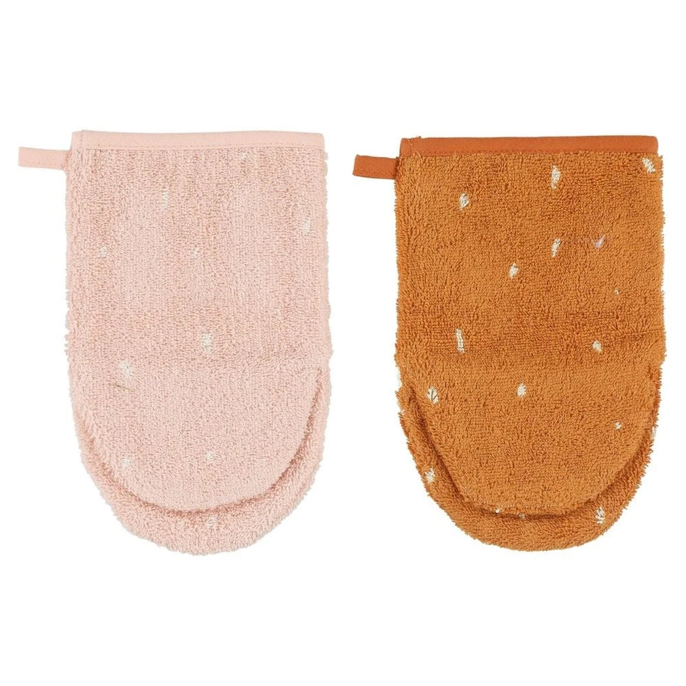 Washcloths 2 Pack- Fox/Rabbit