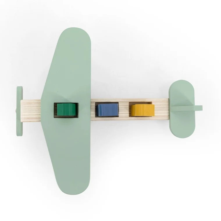Wooden Animal Airplane