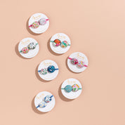 Anna's of Australia Liberty Print Fabric Bobble Hair Bands set of 2