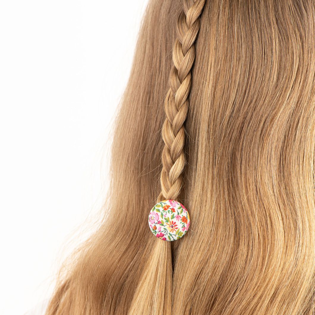 Button Bobble Hair Band Set