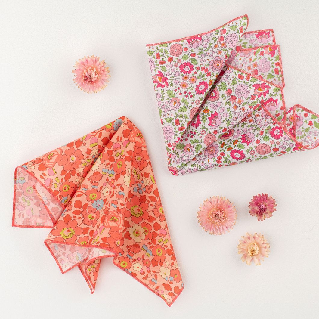 Anna's of Australia Liberty Print Cotton Handkerchiefs