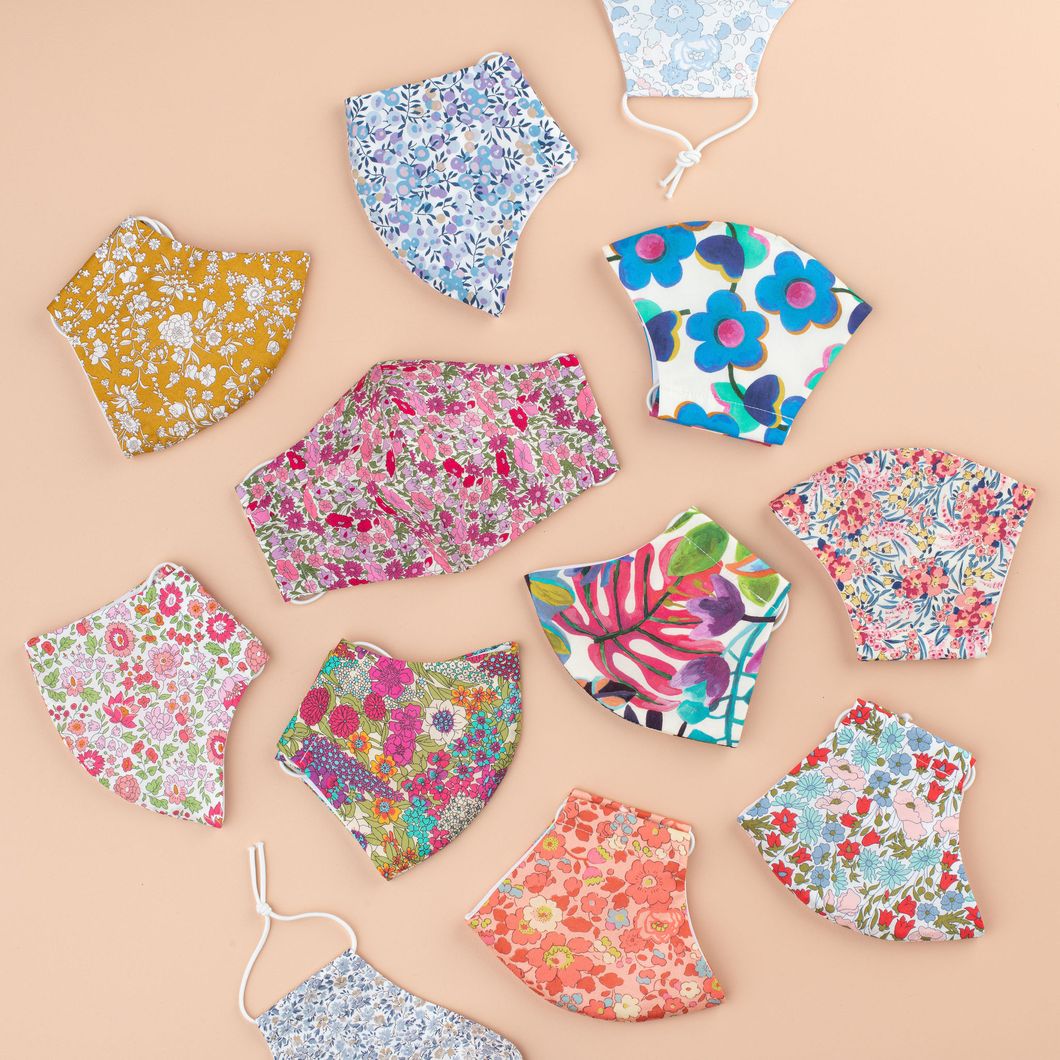 Anna's of Australia Liberty Print Cotton Reusable Face Masks
