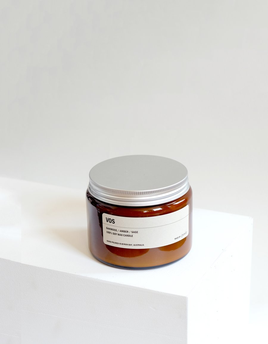 Large Amber Candle- 500g