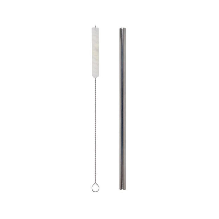 Stainless Steel Straw and Cleaner- 8mm