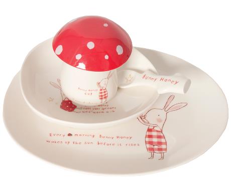 Bunny Honey Melamine Tableware- individual pcs
