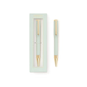 Boxed Ink Pen- Cornflower/ Mint
