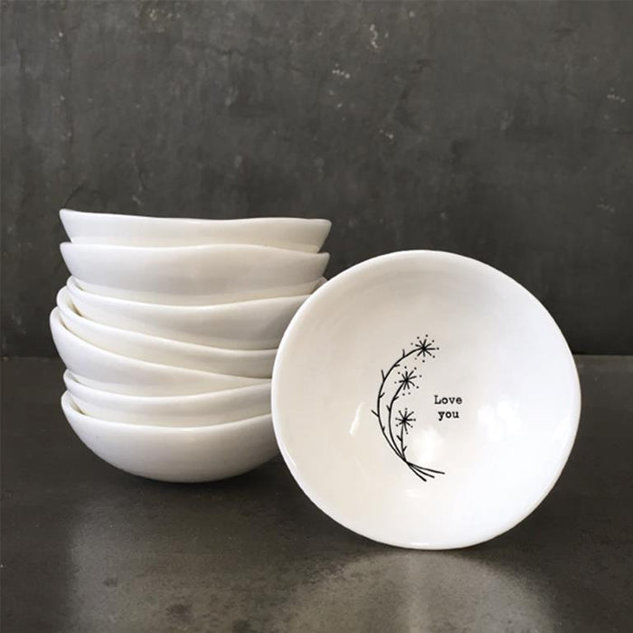 Wobbly Porcelain Bowls- Small