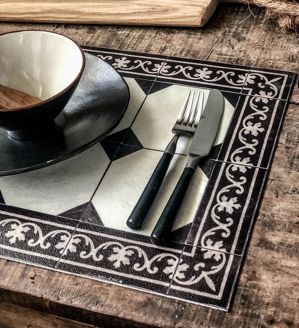 Rectangular Vinyl Placemats- Assorted Designs