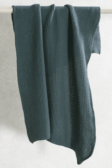 Lavette Hand Towels- Teal/Charcoal