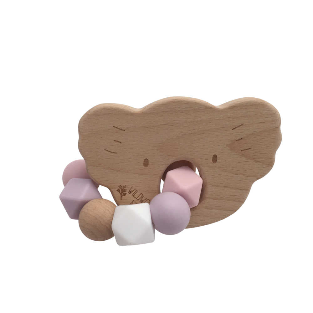 Koala Teething Ring- Assorted Colours