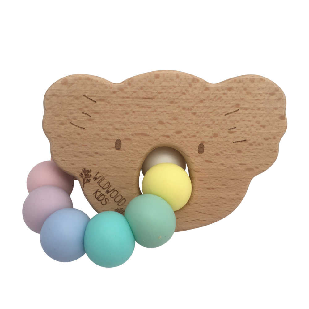 Koala Teething Ring- Assorted Colours