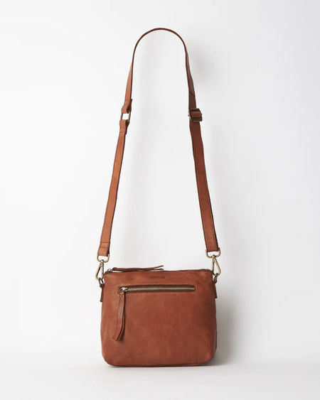 JuJu & Co's Large Essential Pouch in Cognac