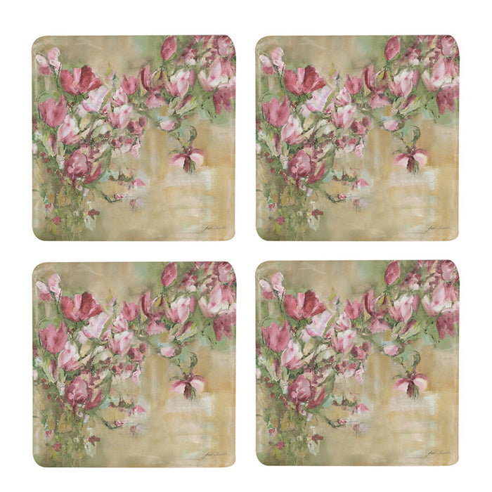 Magnolia Limone Coasters- set of 4
