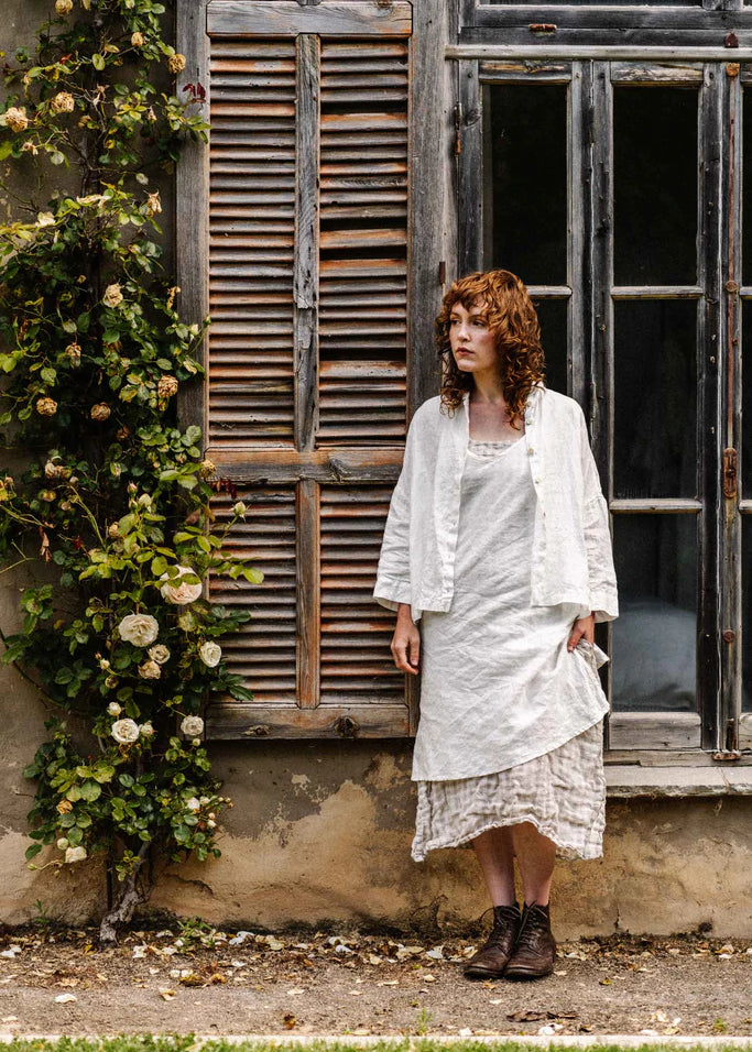 Metta Melbourne Juliet Slip Dress in Linen Gauze