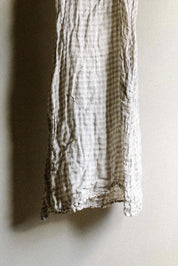 Juliet Slip Dress- Natural Gauze Check