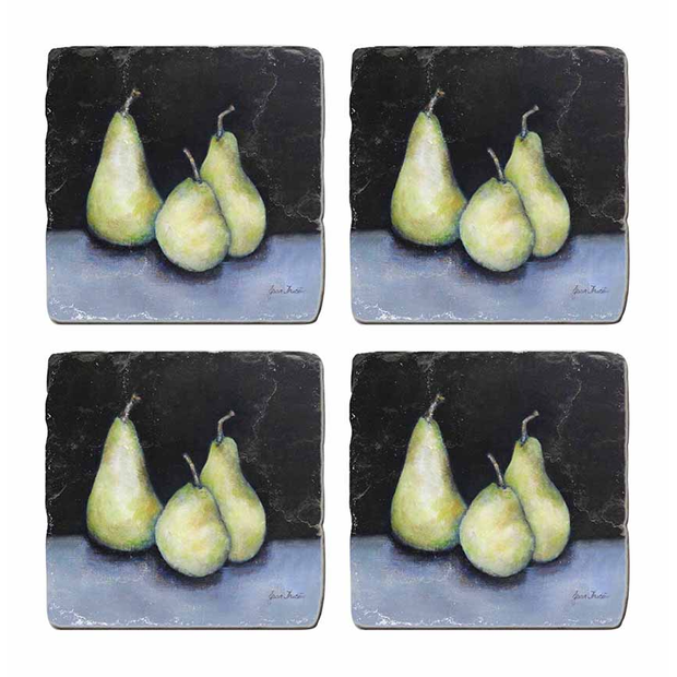 CC Interiors Midnight Pear Coasters set of 4