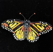 Trovelore Embellished Brooch Pin-Monarch Butterfly