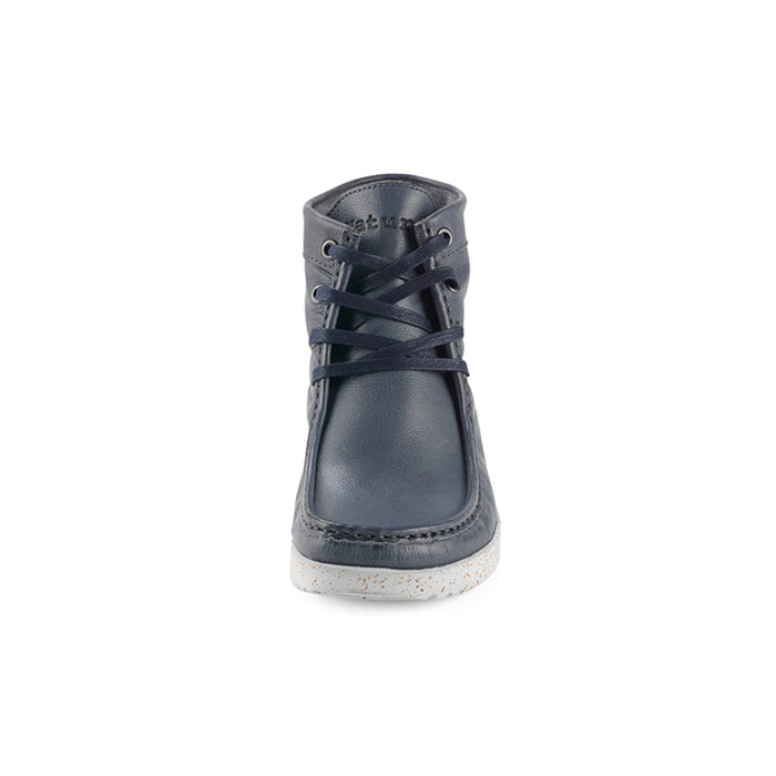 Asta Veg Leather Boot- Nordic Blue