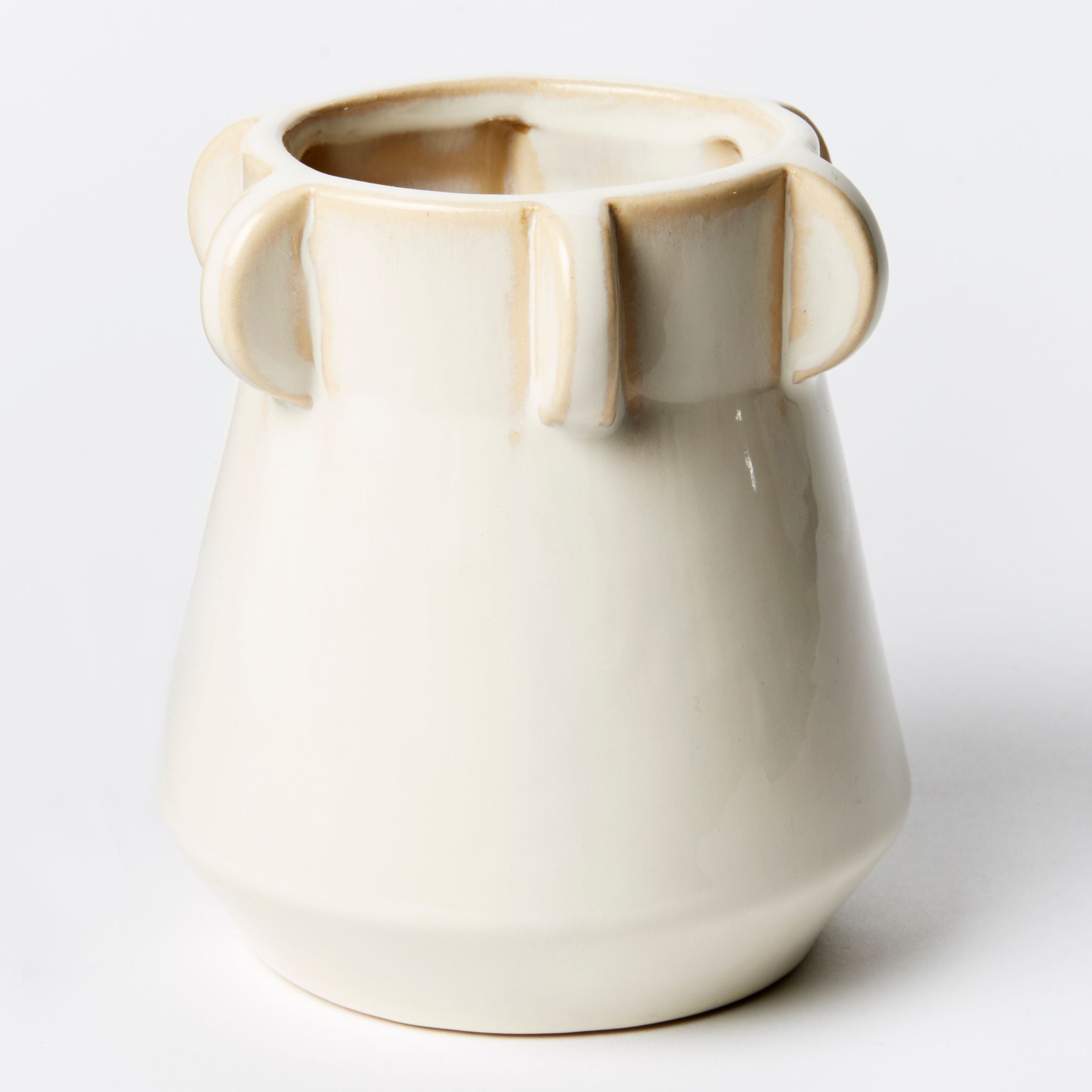 Jones & Co Petal Power Vase in White