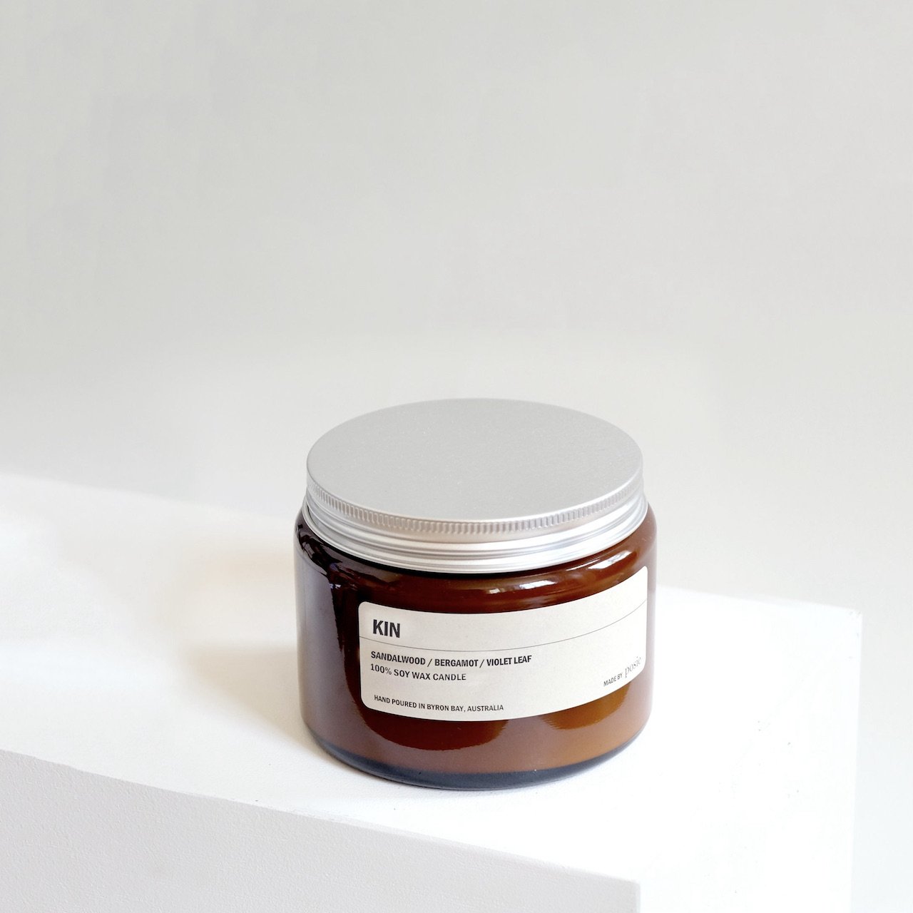Large Amber Candle- 500g