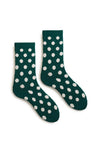Lisa B Womens Classic Dot Wool Cashmere Socks
