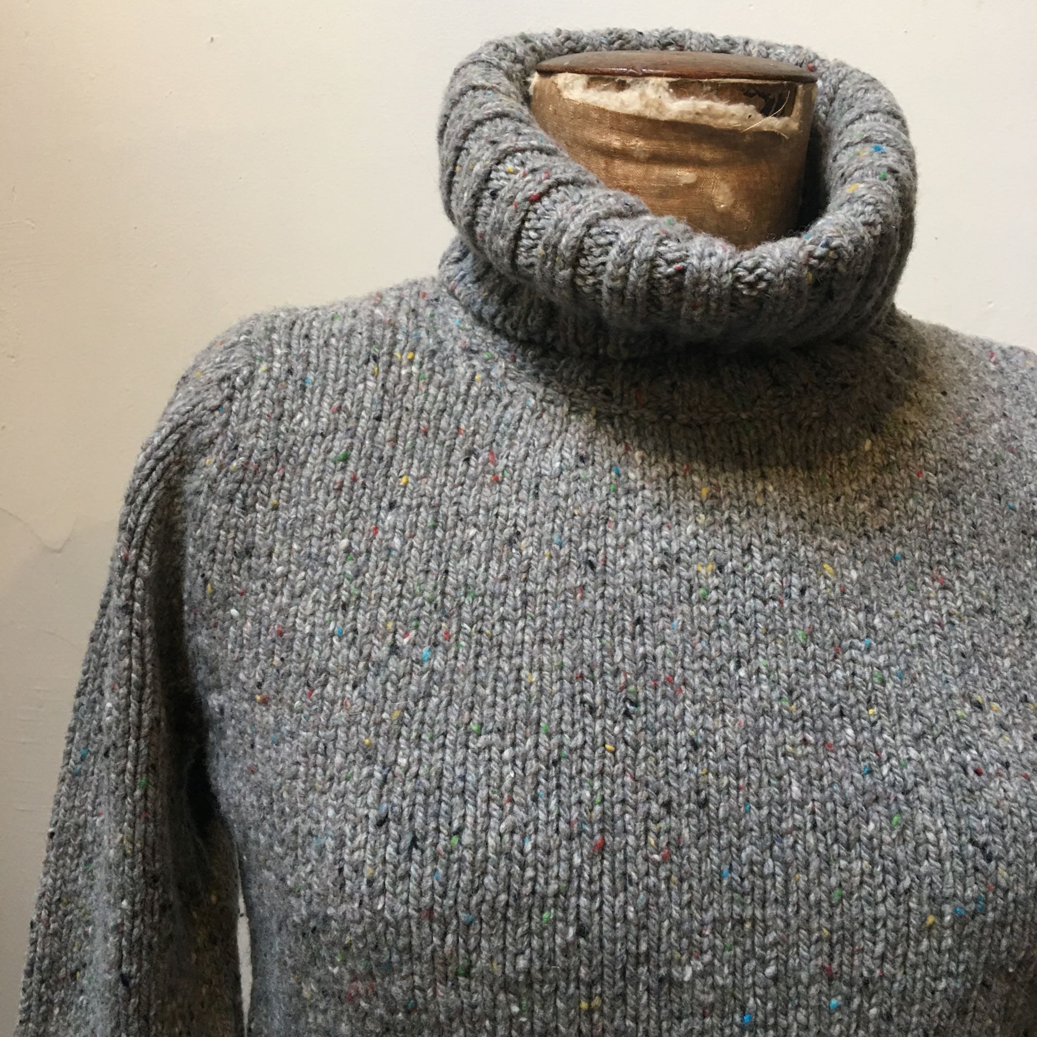 Fisherman Out of Ireland Polo Neck Sweater