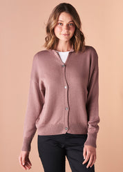 Uimi Bonnie Wool Cardigan in Mocha