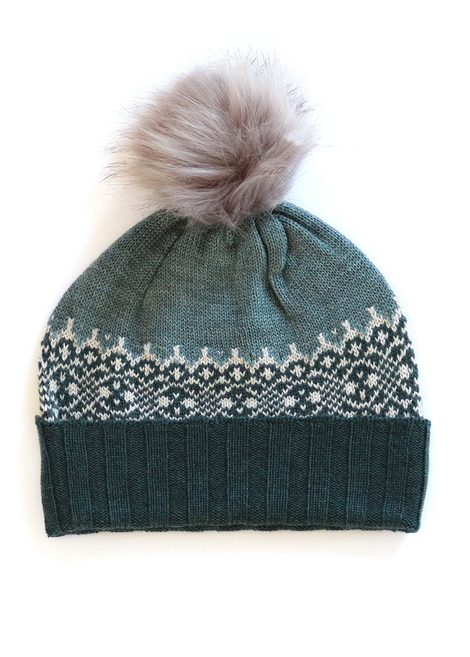 Uimi Jarrah Wool Beanie in Duck Egg
