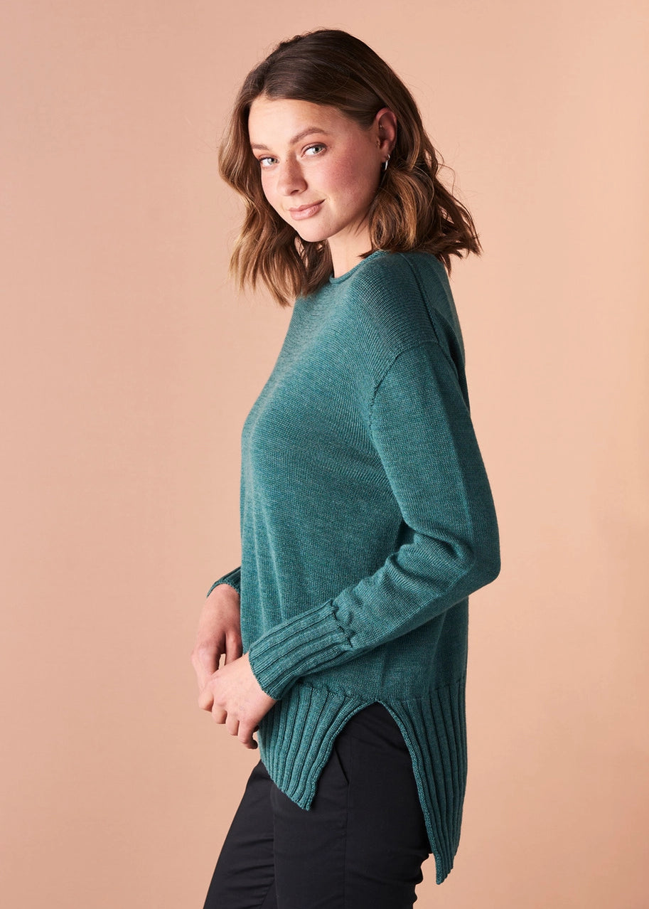 Uimi Quinn Wool Jumper in Emerald