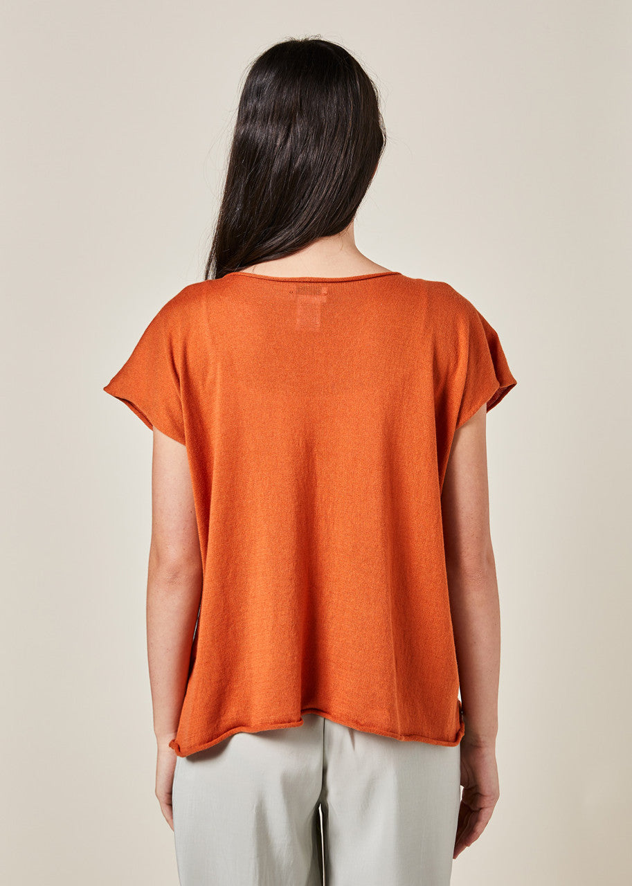 Tully Fine Jersey Tee- Suede
