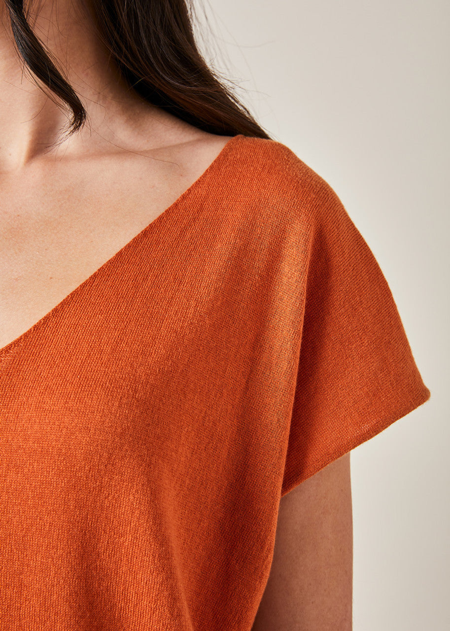 Tully Fine Jersey Tee- Suede