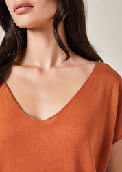 Tully Fine Jersey Tee- Suede